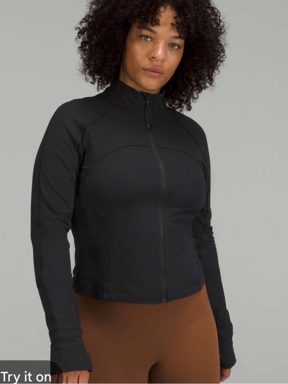 Lululemon, cropped defined jacket
